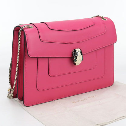 Bvlgari Bulgari Chain Shoulder Bag Serpenti Forever Shoulder Bag Calf Ladies