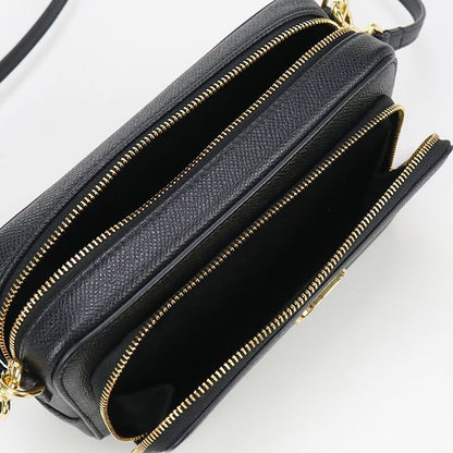 DIOR Double Pouch Dior Caro S7431ubae Crossbody Shoulder Bag Leather Women