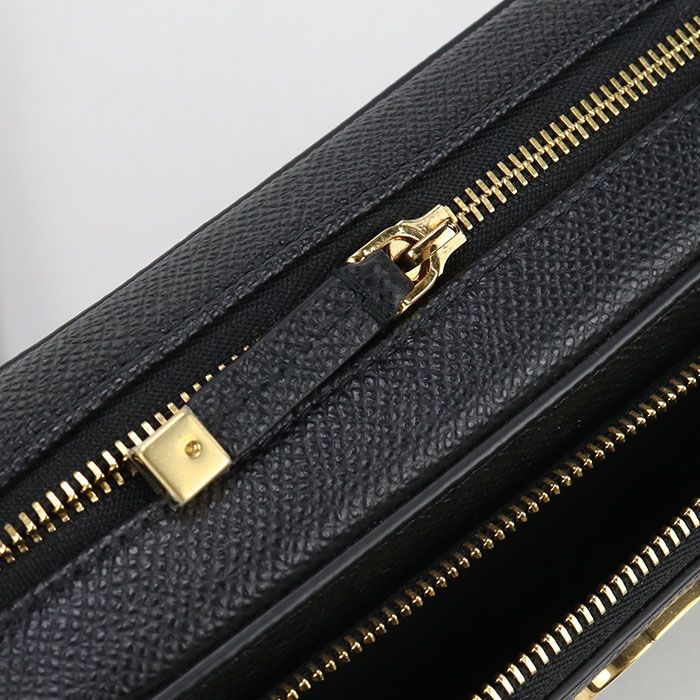 DIOR Double Pouch Dior Caro S7431ubae Crossbody Shoulder Bag Leather Women