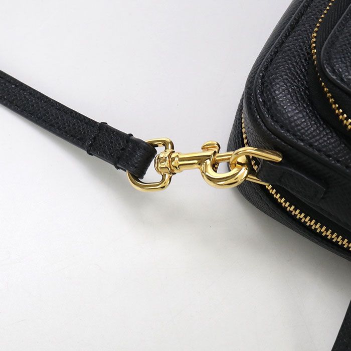 DIOR Double Pouch Dior Caro S7431ubae Crossbody Shoulder Bag Leather Women