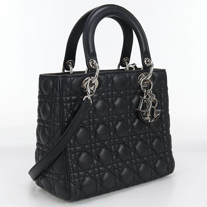 DIOR Bag Medium Lady Dior Handbag Lambskin Ladies