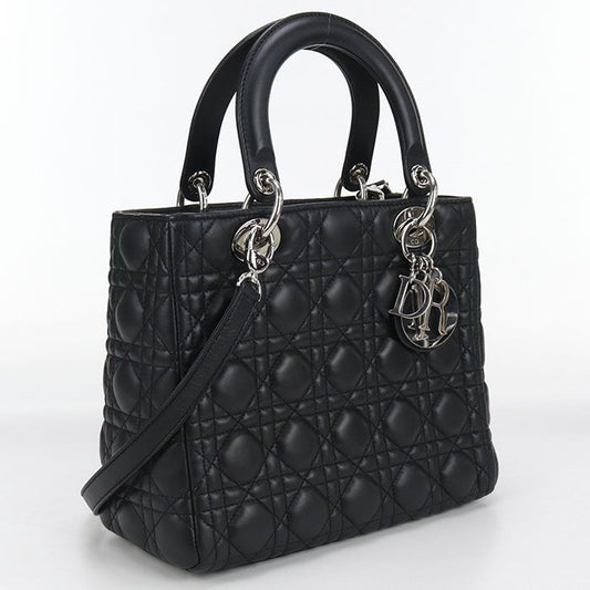 DIOR Bag Medium Lady Dior Handbag Lambskin Ladies