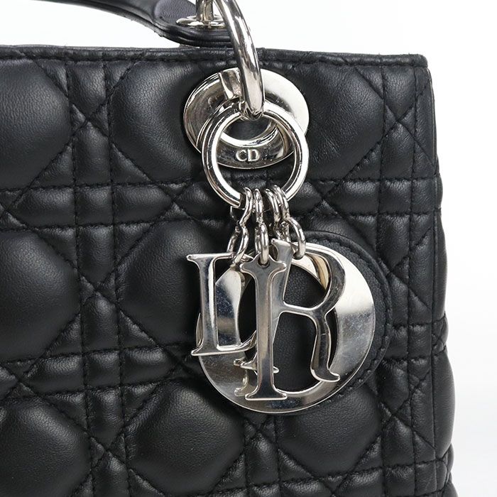 DIOR Bag Medium Lady Dior Handbag Lambskin Ladies
