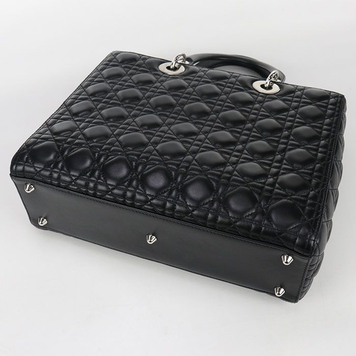 DIOR Bag Large Lady Dior Cal44561 Handbag Lambskin Ladies