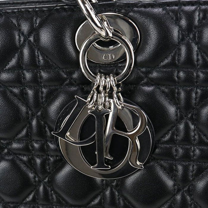 DIOR Bag Large Lady Dior Cal44561 Handbag Lambskin Ladies