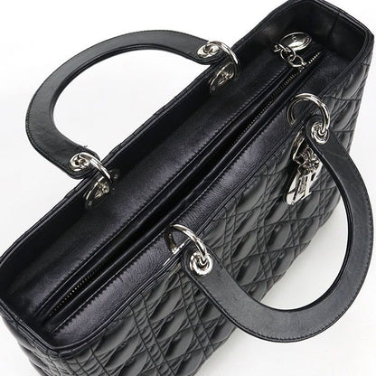 DIOR Bag Large Lady Dior Cal44561 Handbag Lambskin Ladies