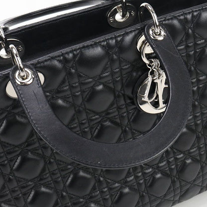 DIOR Bag Large Lady Dior Cal44561 Handbag Lambskin Ladies