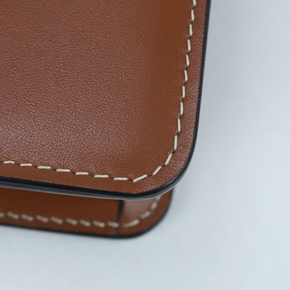 Celine Triomphe Chain Wallet In Calf Leather