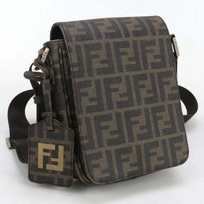 Fendi Zucca 7va205 Crossbody Shoulder Bag PVC Men's