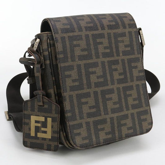 Fendi Zucca 7va205 Crossbody Shoulder Bag PVC Men's
