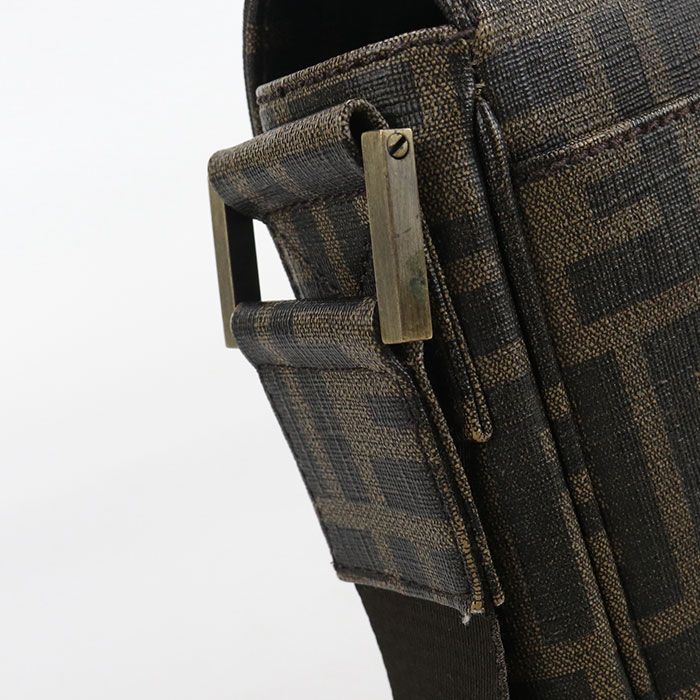 Fendi Zucca 7va205 Crossbody Shoulder Bag PVC Men's