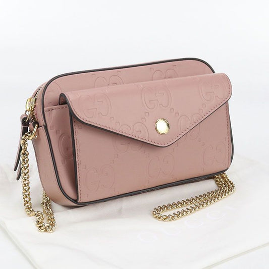 Gucci Chain Shoulder Bag Jumbo GG 781554 Crossbody Shoulder Bag Leather Women