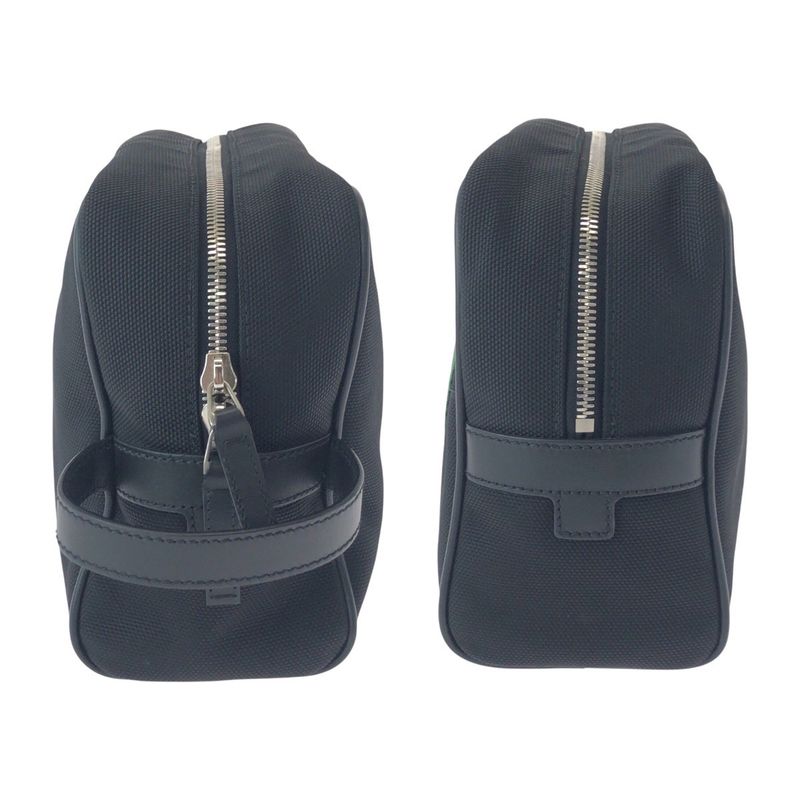 Gucci Sherry Line Black Silver Hardware Canvas/leather 630916 Second Bag Pouch