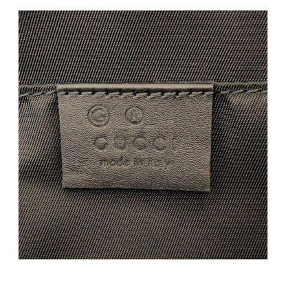 Gucci Sherry Line Black Silver Hardware Canvas/leather 630916 Second Bag Pouch