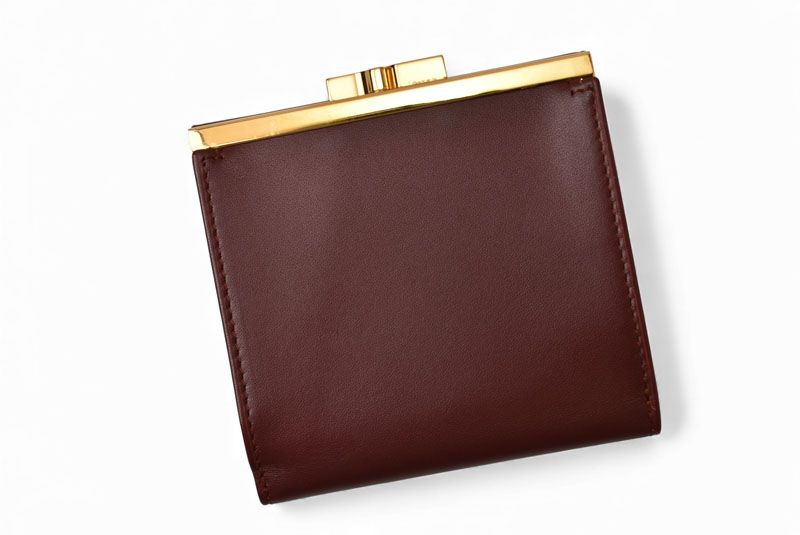 Cartier Folded Wallet Trifold Vintage Cartier Must De Cartier Bordeaux With