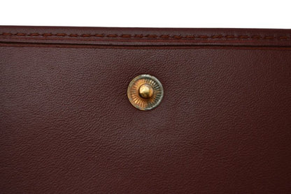 Cartier Folded Wallet Trifold Vintage Cartier Must De Cartier Bordeaux With