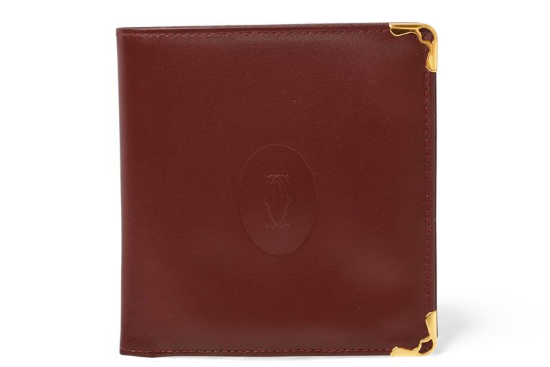 Cartier Fold Wallet Vintage Cartier Men's Must De Cartier Bordeaux 73184192