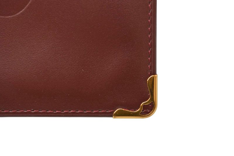 Cartier Fold Wallet Vintage Cartier Men's Must De Cartier Bordeaux 73184192