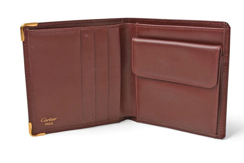Cartier Fold Wallet Vintage Cartier Men's Must De Cartier Bordeaux 73184192