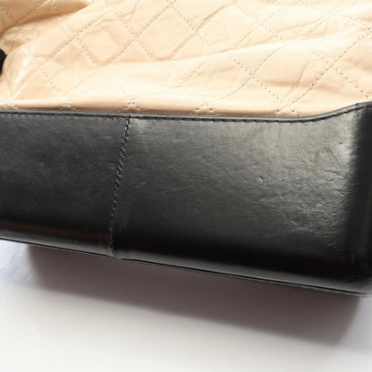 Chanel Shoulder Bag Gabrielle De Chanel Large Hobo A93824 Beige/black Leather