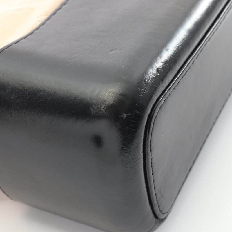 Chanel Shoulder Bag Gabrielle De Chanel Large Hobo A93824 Beige/black Leather