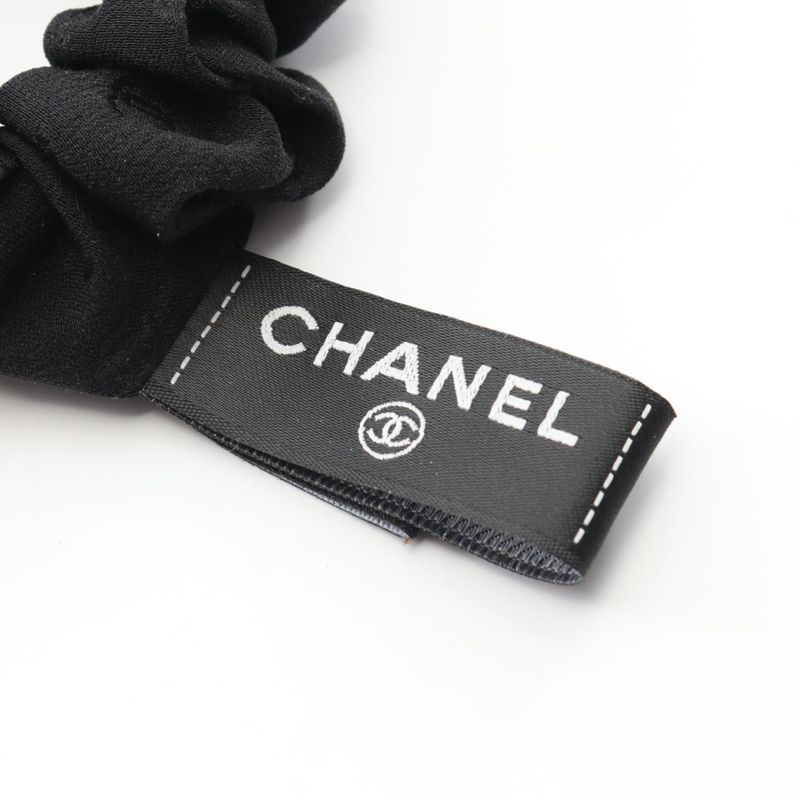 Chanel Coco Mark Black Other Chou Ladies Used A