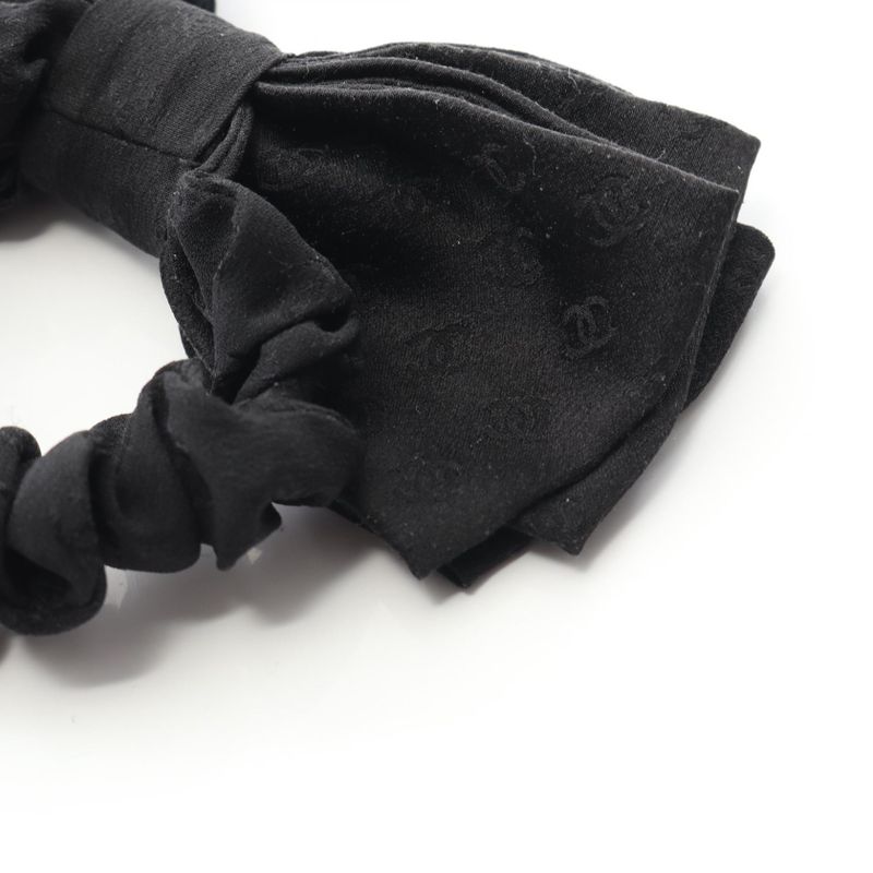 Chanel Coco Mark Black Other Chou Ladies Used A