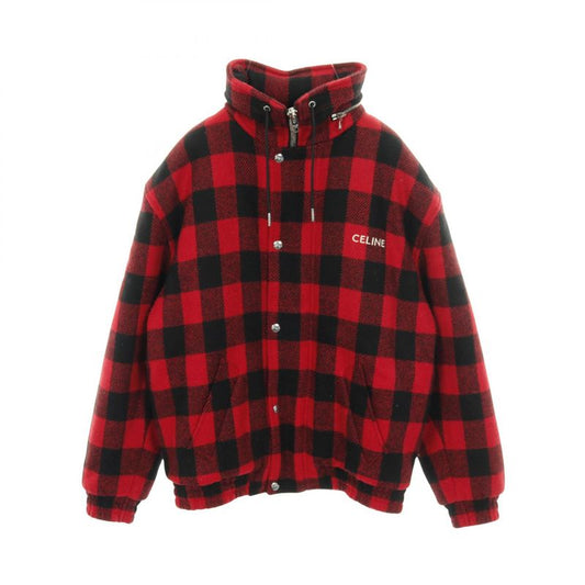 Celine Blouson Red Wool Jacket Men's Used A