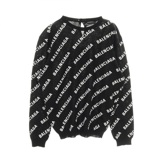 Balenciaga Knit 695458 Black Cotton Knit Women Used A