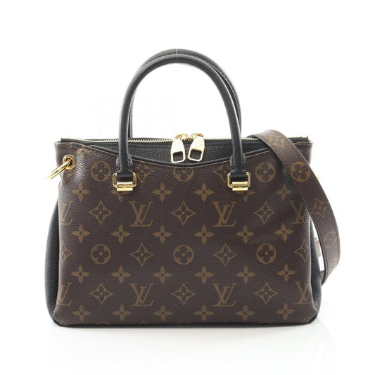 Louis Vuitton Handbag Pallas BB M42960 Noir Black PVC Coated Canvas Leather