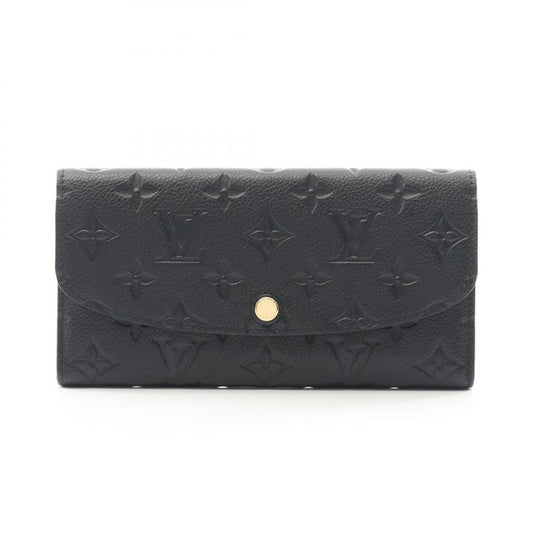 Louis Vuitton Portefeuille Emily M62369 Noir Black Leather Portefeuille Emily