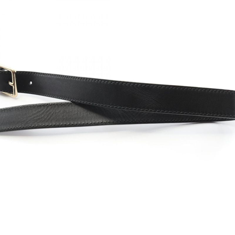 Gucci Shoulder Bag Sherry Line 388926 Beige/black Canvas Leather Sherry Line