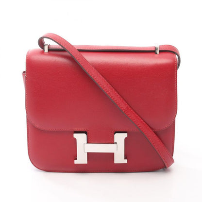Hermes Shoulder Bag Constance 3 Mini Rouge Garance Leather Constance 3 Mini