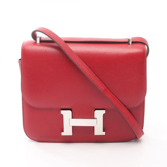 Hermes Shoulder Bag Constance 3 Mini Rouge Garance Leather Constance 3 Mini