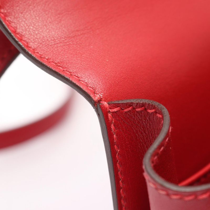 Hermes Shoulder Bag Constance 3 Mini Rouge Garance Leather Constance 3 Mini