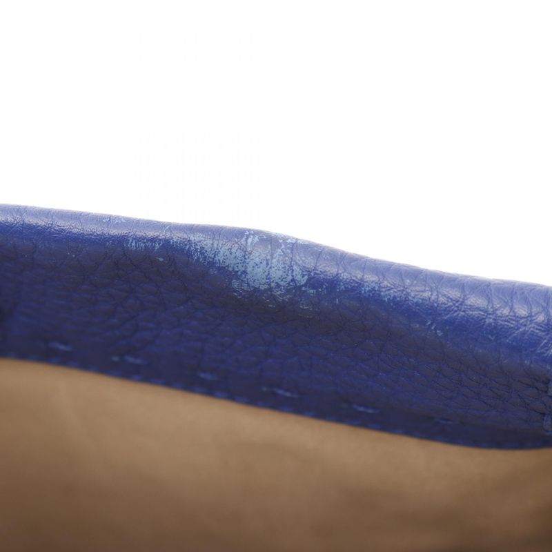 Fendi Handbag Peekaboo Regular 8bn226 Blue Leather Selleria Peekaboo Regular