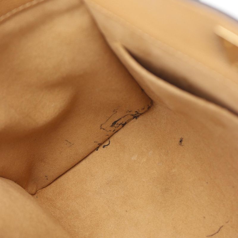 Louis Vuitton Handbag On My Side MM M53823 Noir Black Leather PVC Coated Canvas