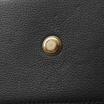 Louis Vuitton Handbag On My Side MM M53823 Noir Black Leather PVC Coated Canvas