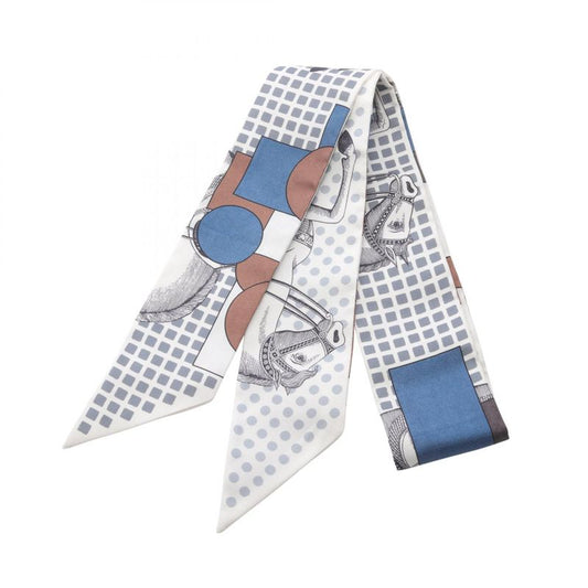 Hermes Scarf Twillie Cavalier EN Formes Silk Twillie Women