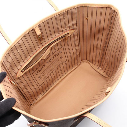 Louis Vuitton Tote Bag Neverfull MM M46975 Rose Beige PVC Coated Canvas Leather