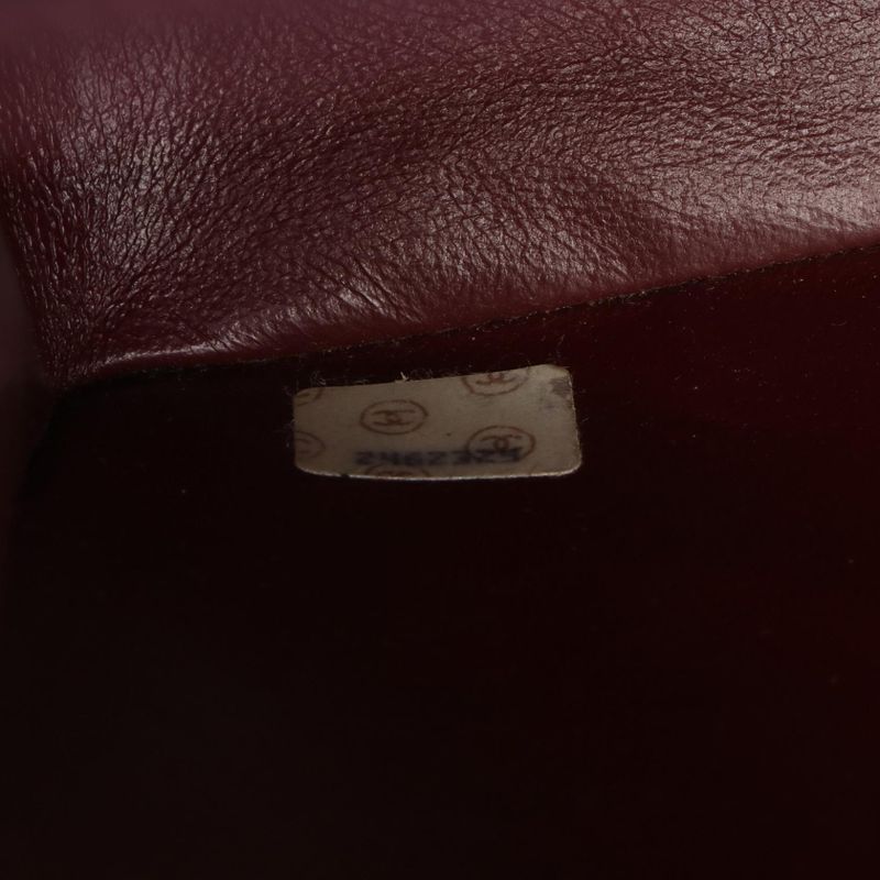 Chanel Shoulder Bag Deca Matelasse Single Flap Black Lambskin (sheepskin) Deca