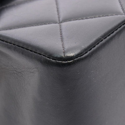 Chanel Shoulder Bag Deca Matelasse Single Flap Black Lambskin (sheepskin) Deca