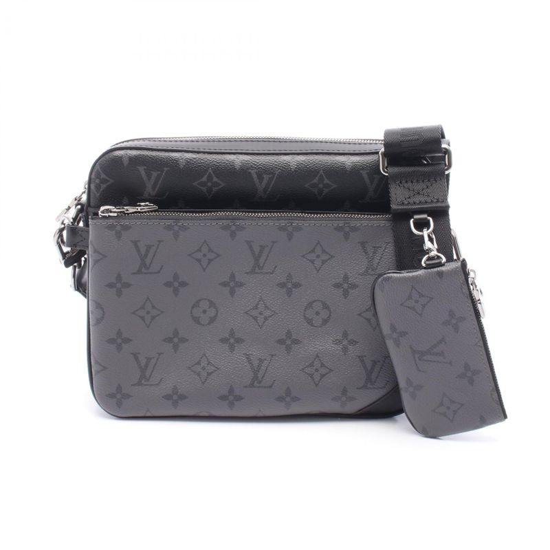 Louis Vuitton Shoulder Bag Trio Messenger M69443 PVC Coated Canvas Leather Trio