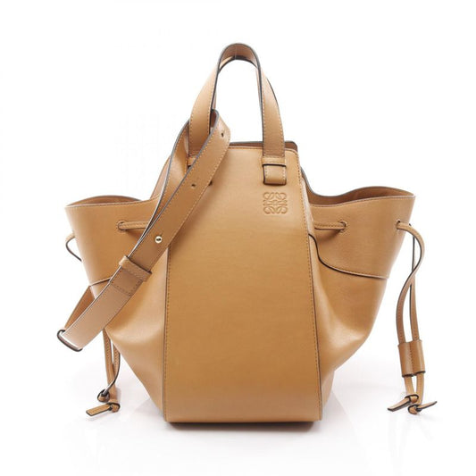 Loewe Shoulder Bag Hammock Medium Camel Leather Hammock Medium Women Used A