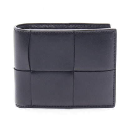 Bottega Veneta Bifold Wallet Cassette Black Leather Cassette Bifold Wallet