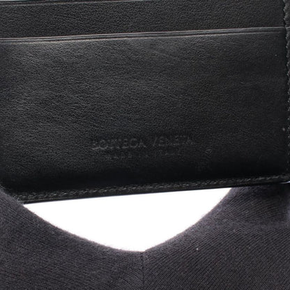 Bottega Veneta Bifold Wallet Cassette Black Leather Cassette Bifold Wallet