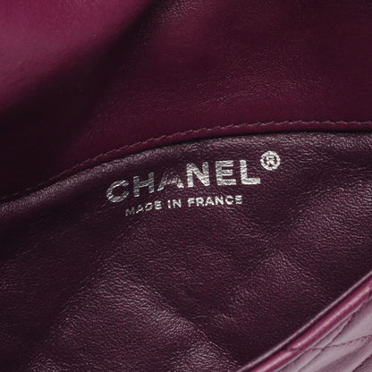 Chanel Shoulder Bag Matelasse Chain Pouch Purple Leather Matelasse Chain Pouch