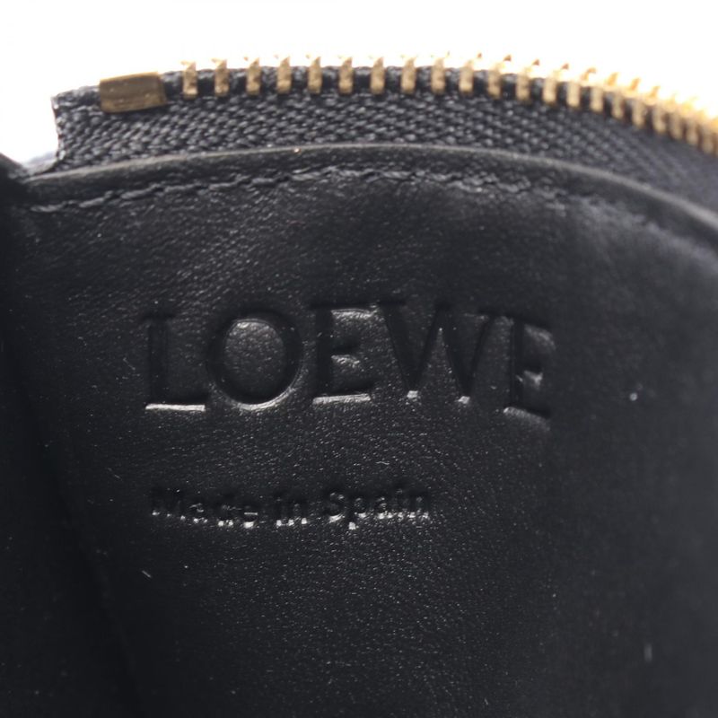 Loewe Coin Case Cle0z40x011100 Black Leather Coin Case Women