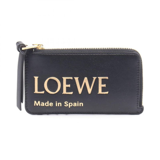 Loewe Coin Case Cle0z40x011100 Black Leather Coin Case Women