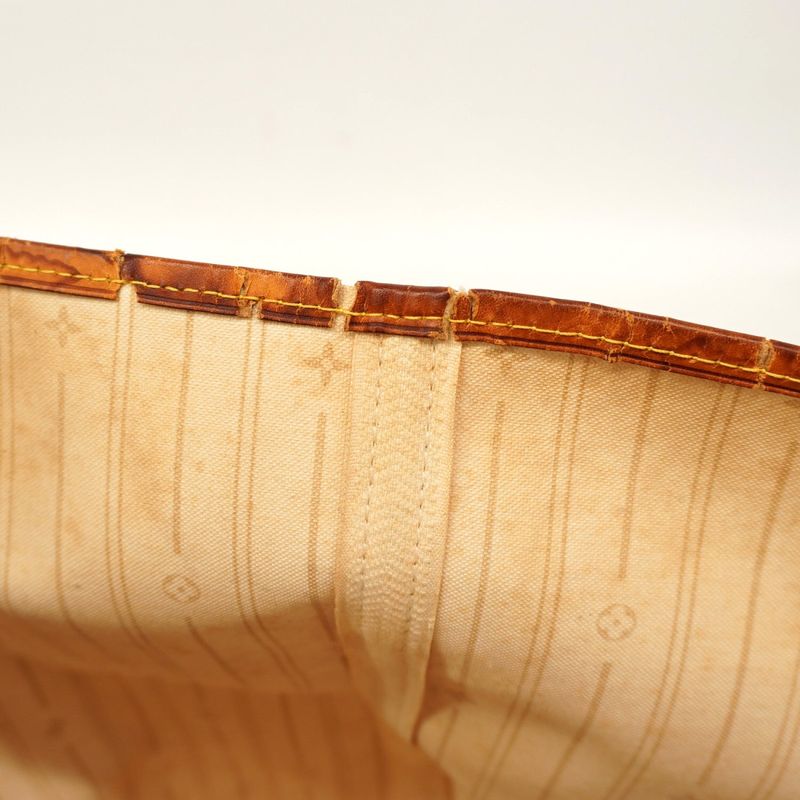 Louis Vuitton Damier Azure Neverfull GM N51108 White Ladies Tote Bag